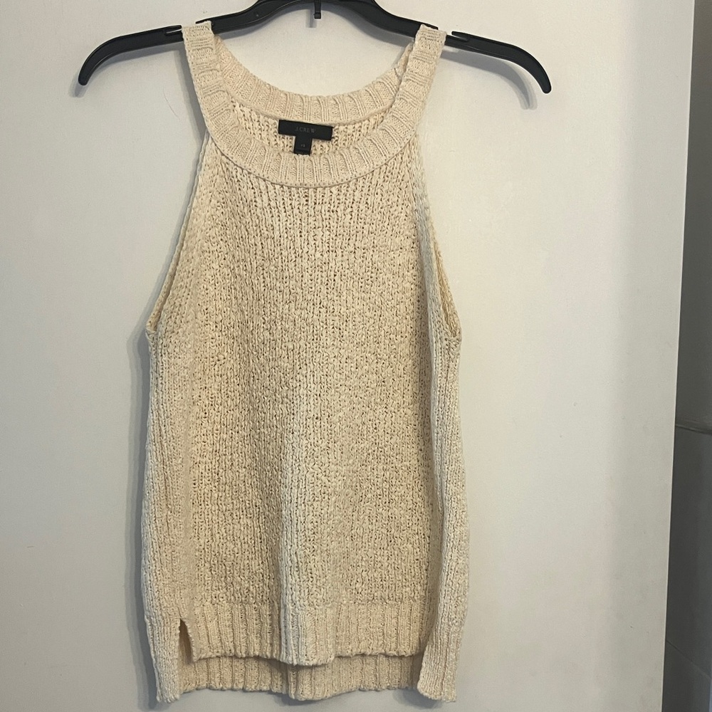 J crew high neck sweater tank - Picture 2 of 10